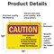 Signmission Radiation & Laser Sign, 10 in H x 14 in W, Vinyl Decal, Rectangle OS-2PACK-CR-D-1014-L-10217 - alternate 2